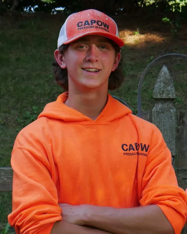 Caleb, owner of CaPow Pressure Washing